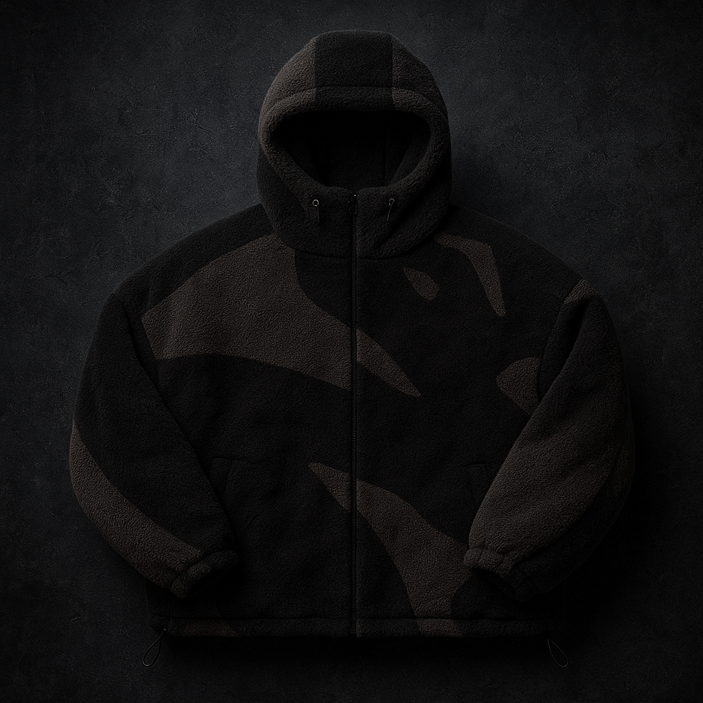 Lambswool Fluffy Zip Jacket