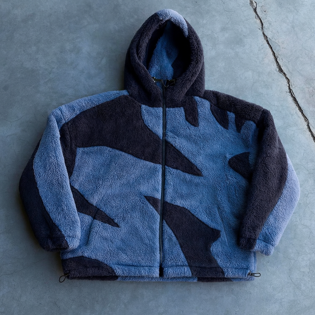 Lambswool Fluffy Zip Jacket