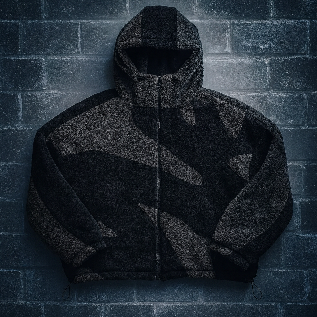 Lambswool Fluffy Zip Jacket