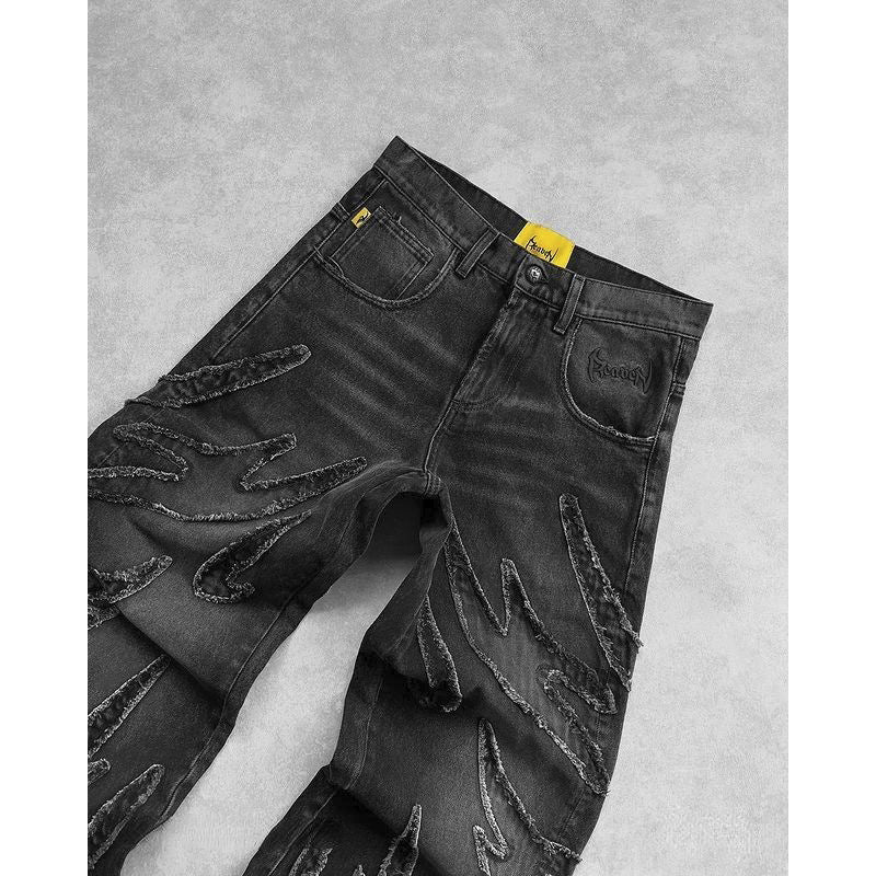 REABEL - Retro Wide-leg Denim