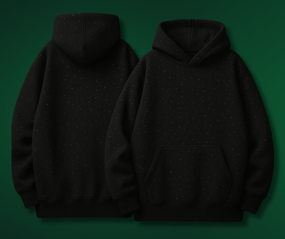 Rhinestone Chrome Oversized Hoodie