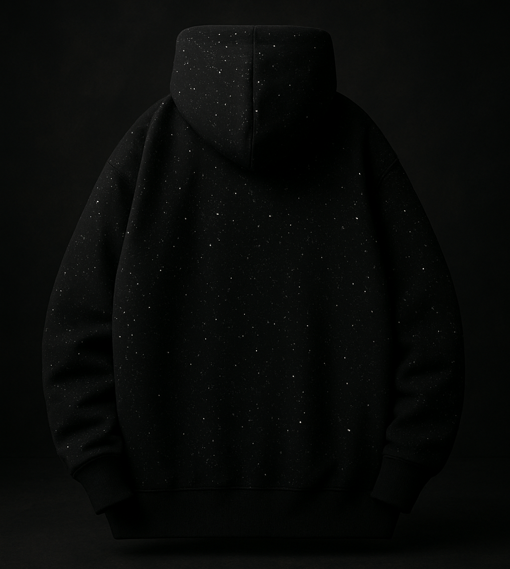 Rhinestone Chrome Oversized Hoodie