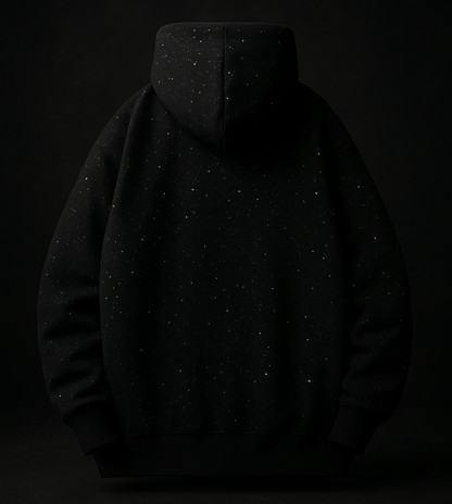 Rhinestone Chrome Oversized Hoodie