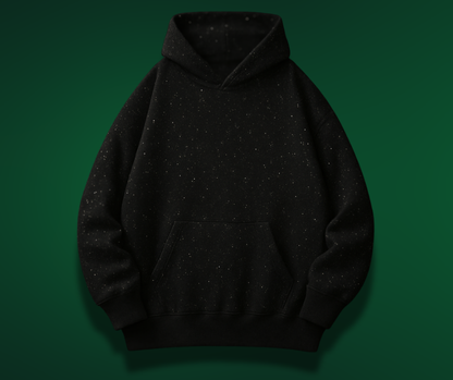 Rhinestone Chrome Oversized Hoodie