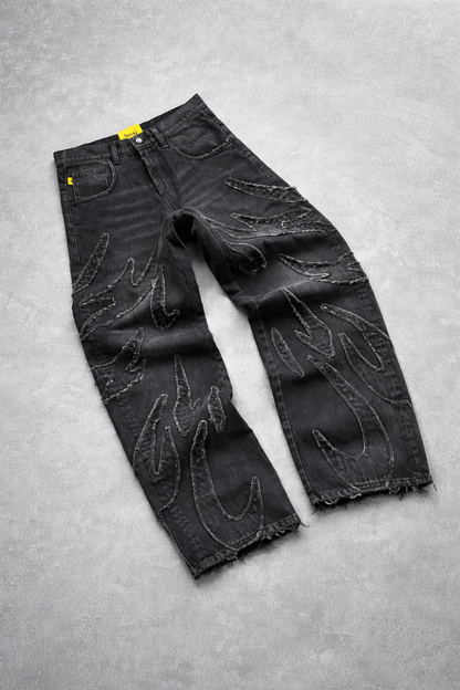 REABEL - Retro Wide-leg Denim