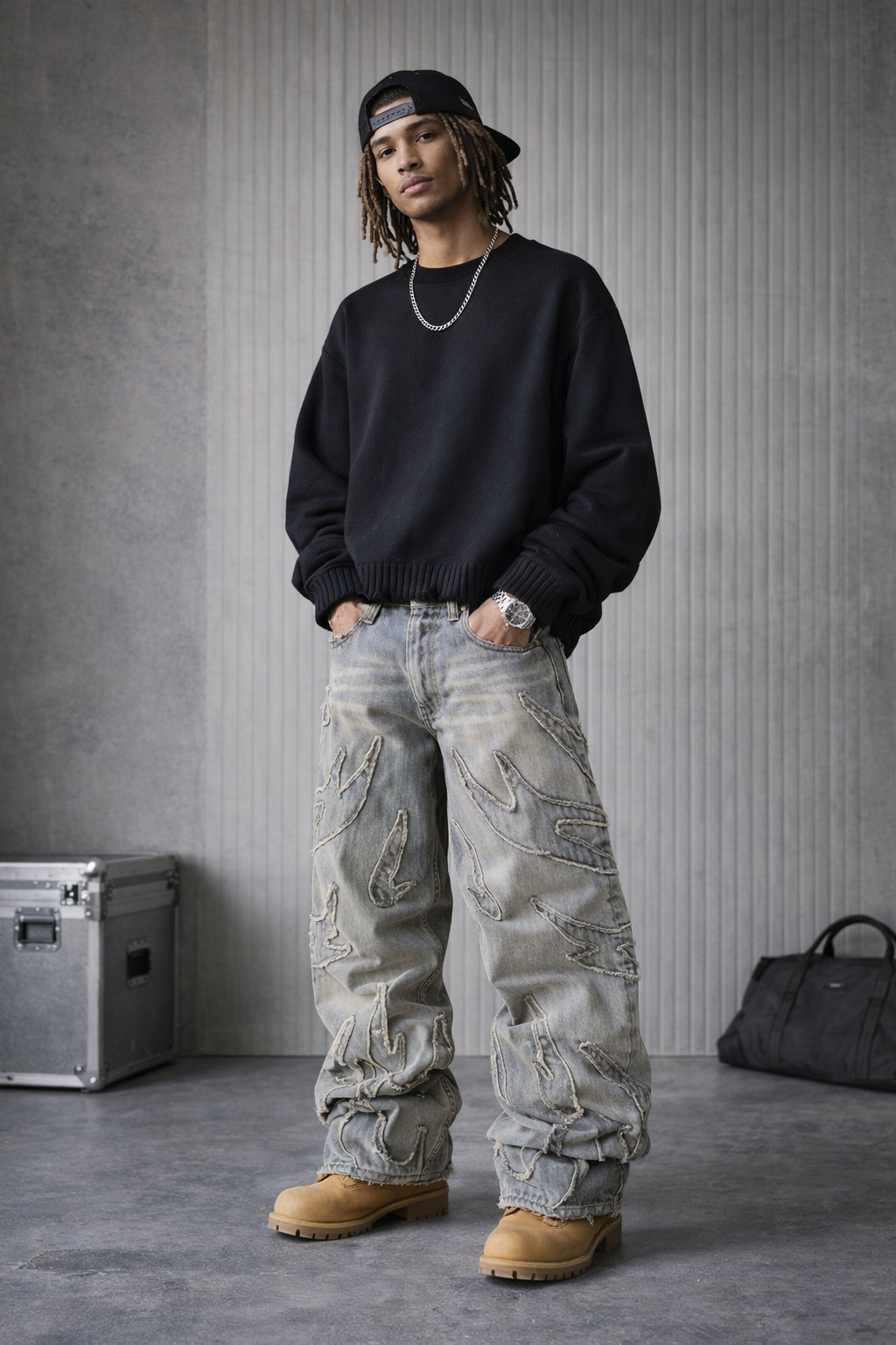 REABEL - Retro Wide-leg Denim