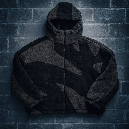 Lambswool Fluffy Zip Jacket