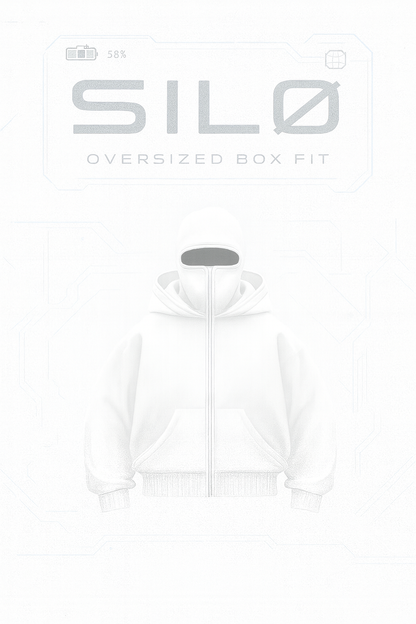 Phantom Techwear Zip Hoodie – Oversized Shiesty Streetwear Hoodie with Built-In Face Cover